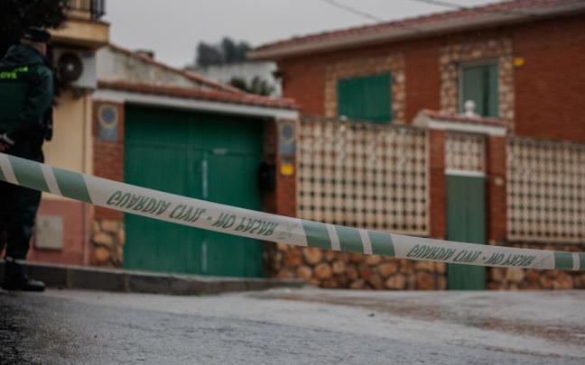 Vivienda en la que fueron asesinados los tres hermanos en Morata de Tajuña.