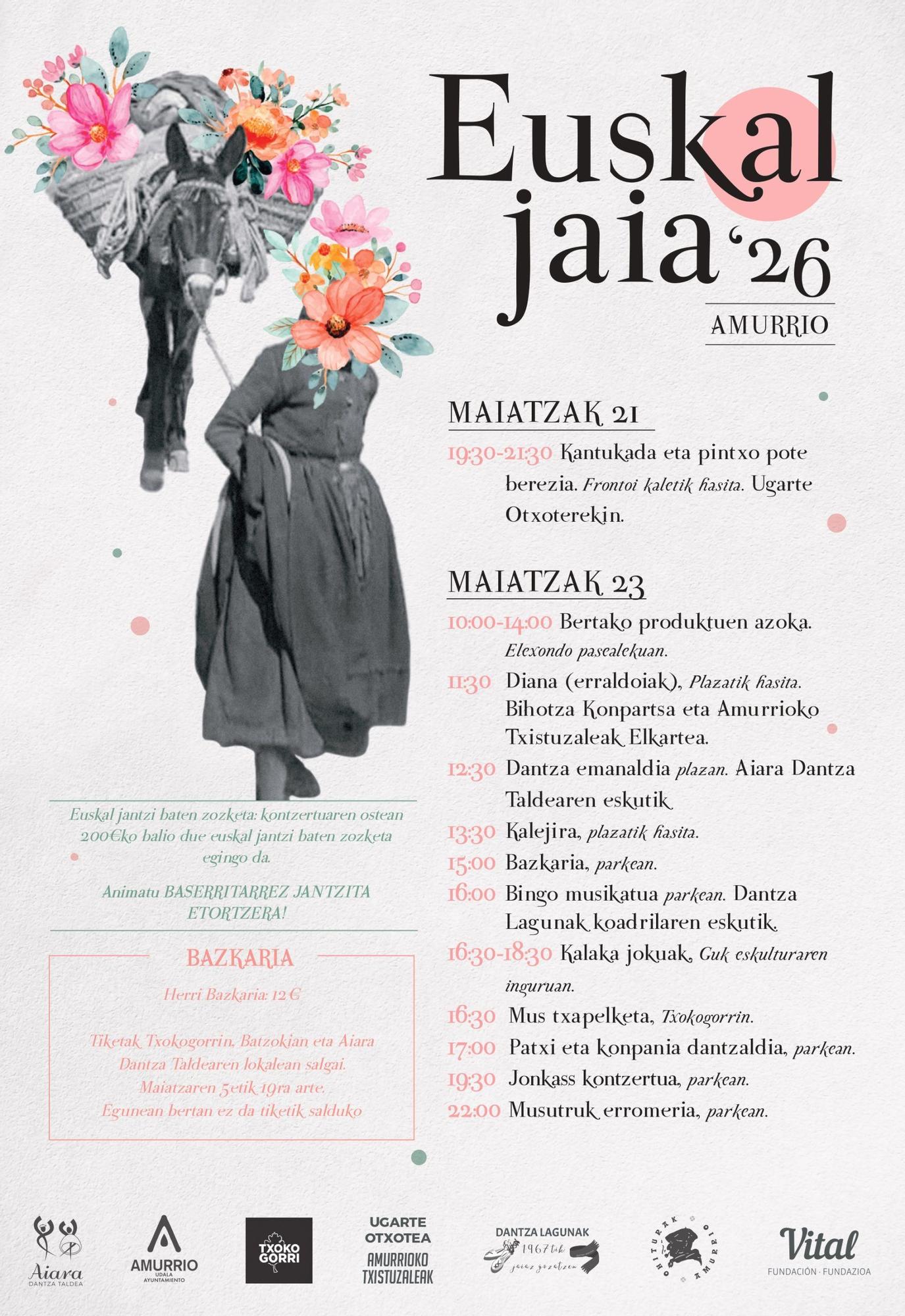 Programa de la Euskal Jaia de Amurrio