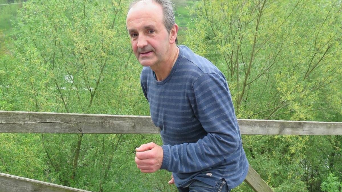 Peio Garin, posando para un reportaje publicado en 2018.