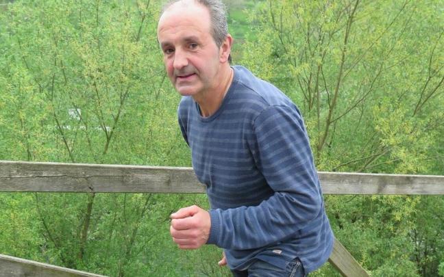 Peio Garin, posando para un reportaje publicado en 2018. / Asier Zaldua Peio Garin, posando para un reportaje publicado en 2018.