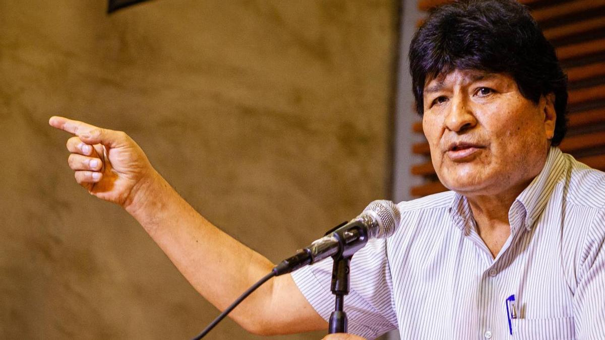 El ex presidente de Bolivia, Evo Morales