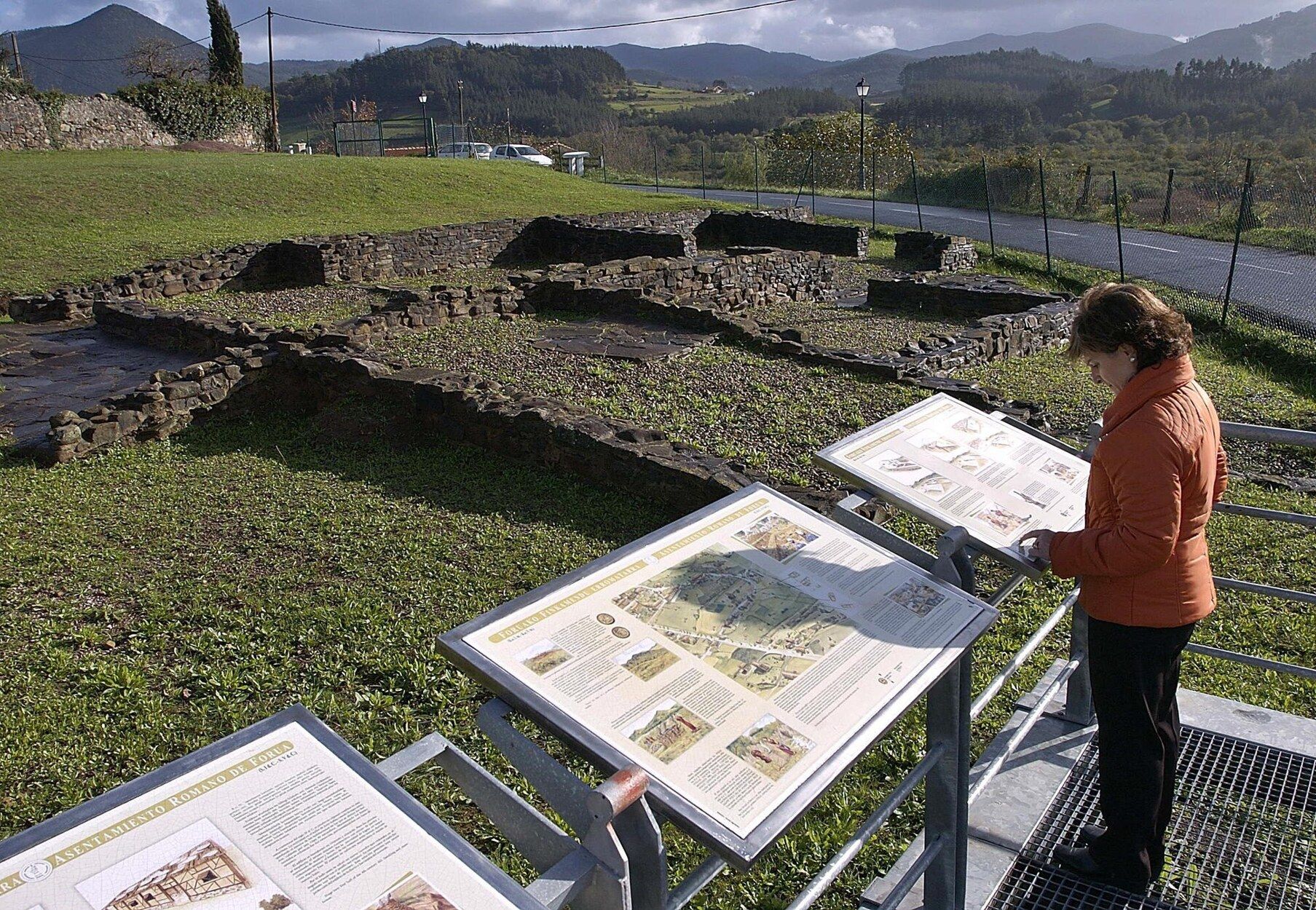 El yacimiento romano de Forua.