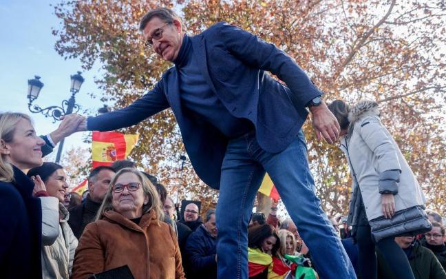 El presidente del Partido Popular, Alberto Núñez Feijóo.