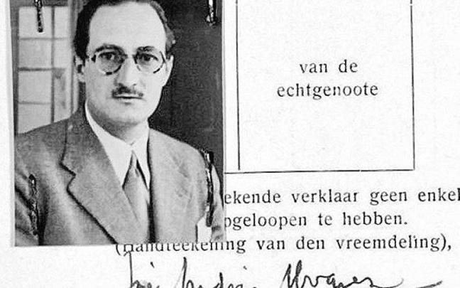 Pasaporte con el que el lehendakari Agirre escapó de la Alemania nazi.