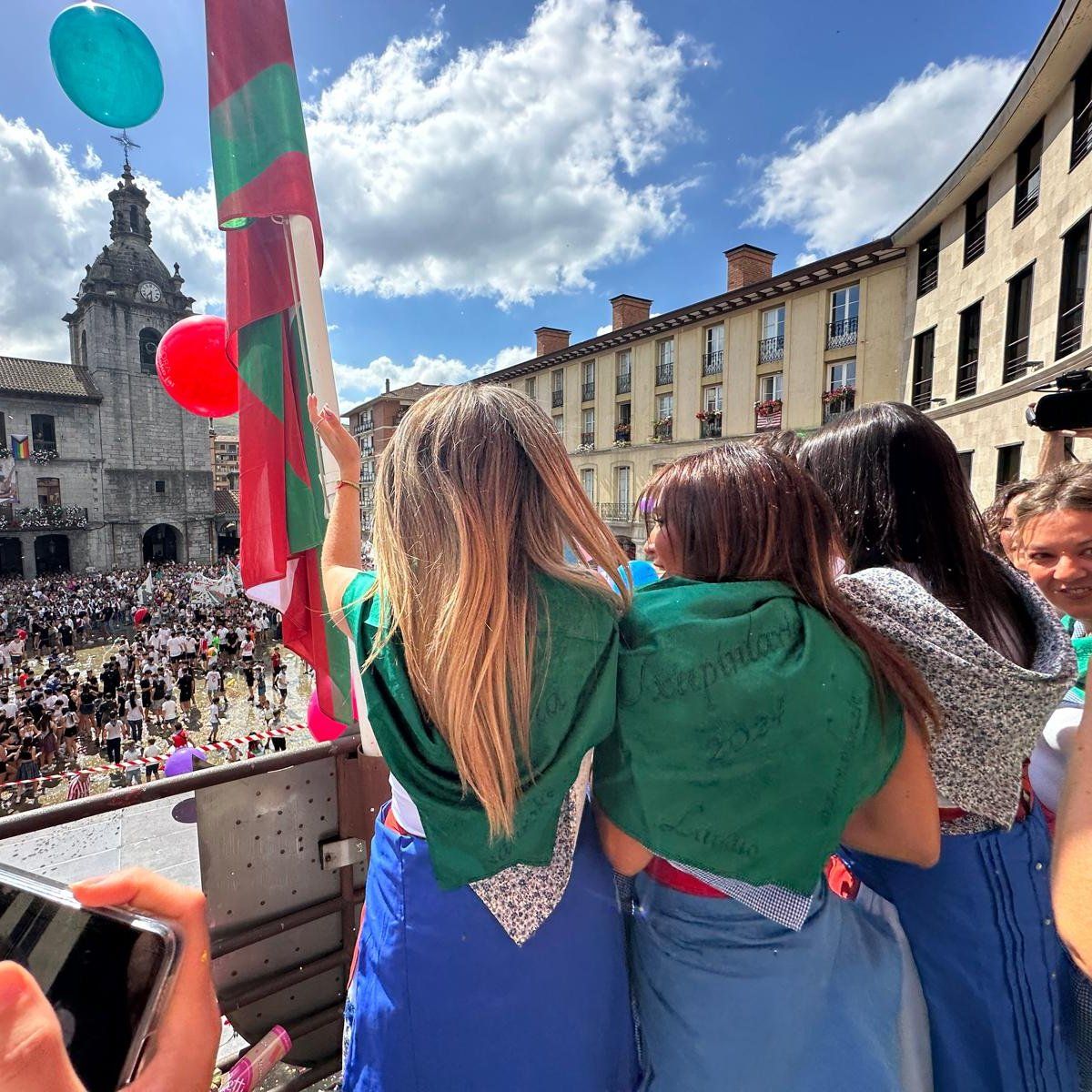 La cuadrilla Baldarrak encenderá el txupinazo a las 12.00 horas de este viernes, 15 de agosto