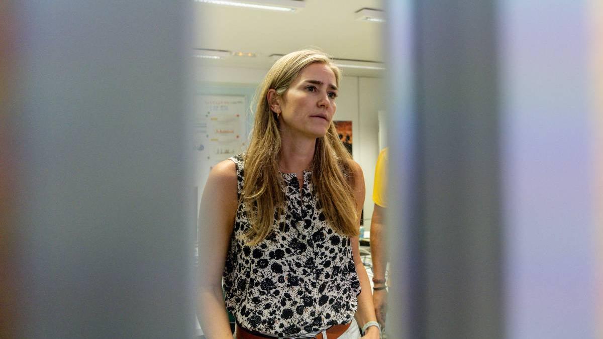La vicepresidenta tercera y ministra para la Transición Ecológica y el Reto Demográfico, Sara Aagesen, visita el Puesto de Mando Avanzado (PMA) por los incendios de la Sierra Oeste