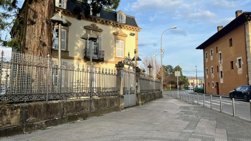 Imagen de la sede actual de la Ertzaintza en el palacio Gorostiza
