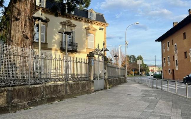 Imagen de la sede actual de la Ertzaintza en el palacio Gorostiza