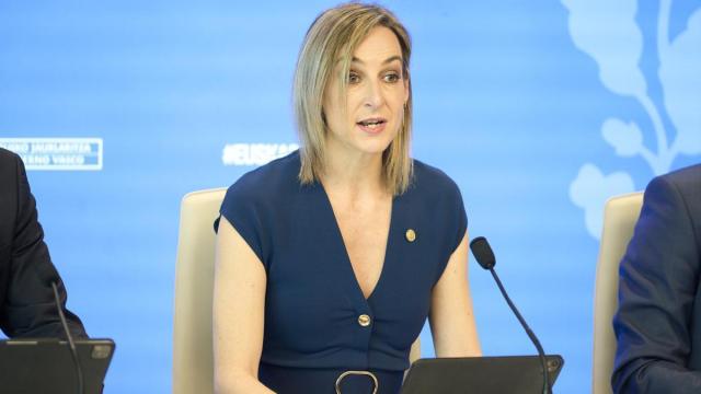 La portavoz del Gobierno Vasco y consejera de Autogobierno, Maria Ubarretxena, este martes