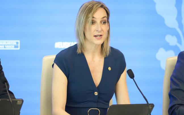 La portavoz del Gobierno Vasco y consejera de Autogobierno, Maria Ubarretxena, este martes