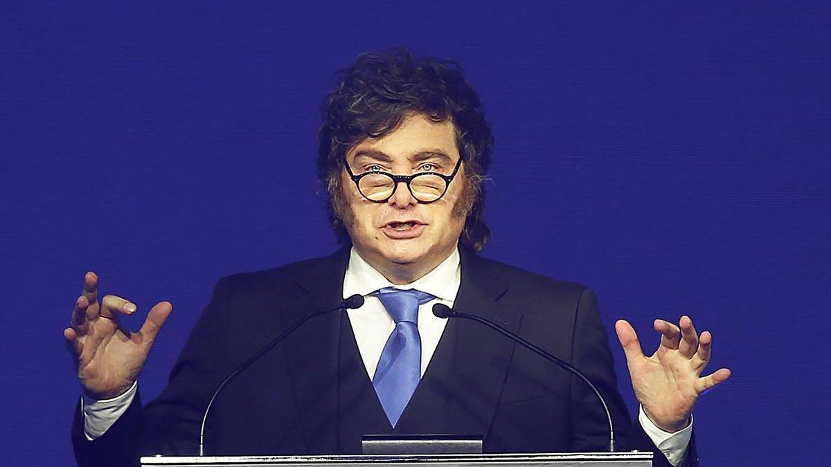 Javier Milei, presidente de Argentina.