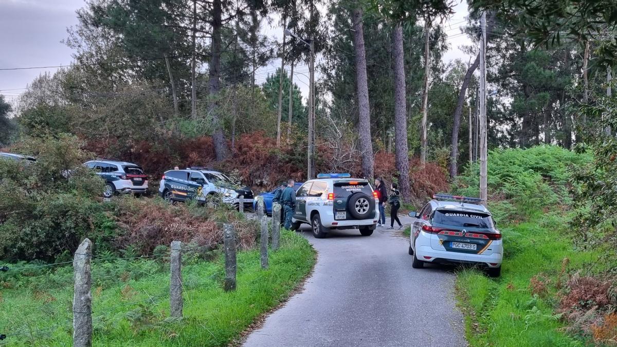 Imagen del dispositivo de la Guardia Civil que busca al presunto asesino de su expareja.