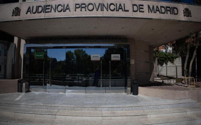 Fachada de la sede de la Audiencia Provincial de Madrid.