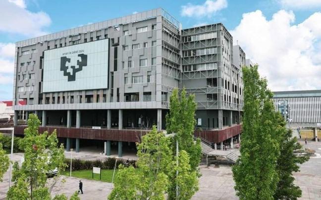 Edificio de la biblioteca en el campus de Leioa de la EHU / EHU
