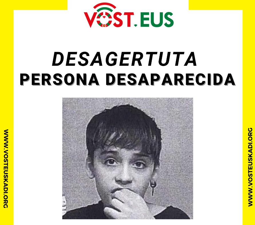 Menor desaparecido en Barakaldo. Imagen de Vost Euskadi