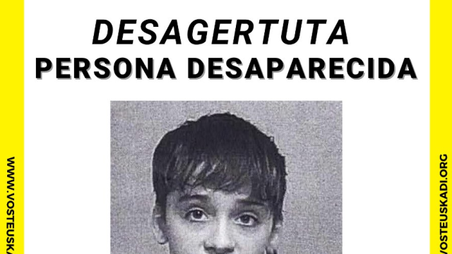 Menor desaparecido en Barakaldo. Imagen de Vost Euskadi