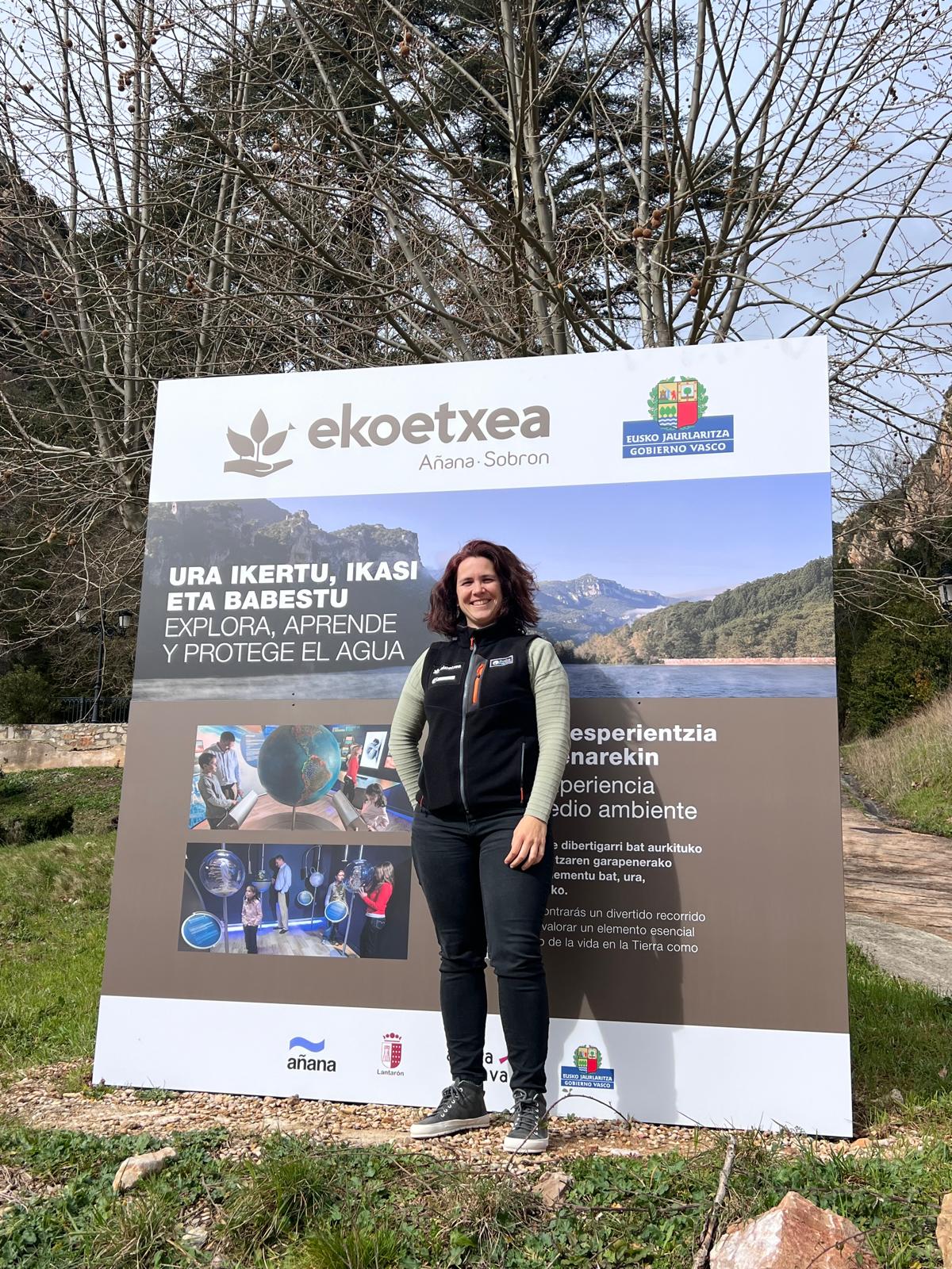 Ainhoa Díez de Salazar, coordinadora de la red Ekoetxeak. 