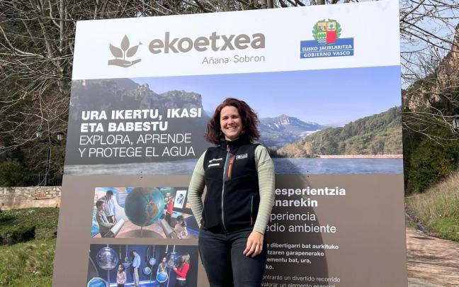 Ainhoa Díez de Salazar, coordinadora de la red Ekoetxeak. 