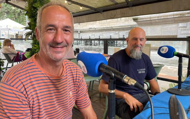  Javier Martínez Apalategui y Enrique Fernández de Bustos, socios de "El Gasolino Bidaiak" / ONDA VASCA