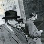 El lehendakari Agirre con Robert Schuman, en Berlín en 1956