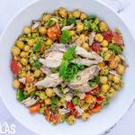 Ensalada de garbanzos con caballa