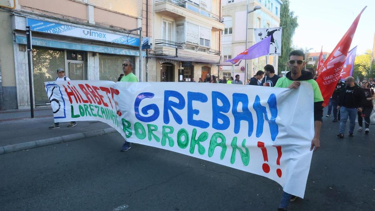 Manifestación de los jardineros del pasado viernes DNA