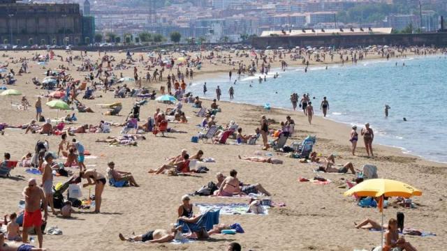 Imagen de archivo de la playa de Ereaga | Deia