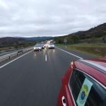 Coches de 'Ertzainas en lucha'. TWITTER