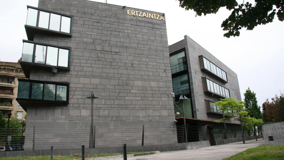 Dependencias de la Ertzaintza en Donostia. DEPARTAMENTO DE SEGURIDAD
