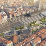 Así será la estación provisional para la llegada del TAV a Bilbao. Adif