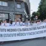 Movilización de los médicos reivinidacnado mejoras en sus condiciones laborales. NTM