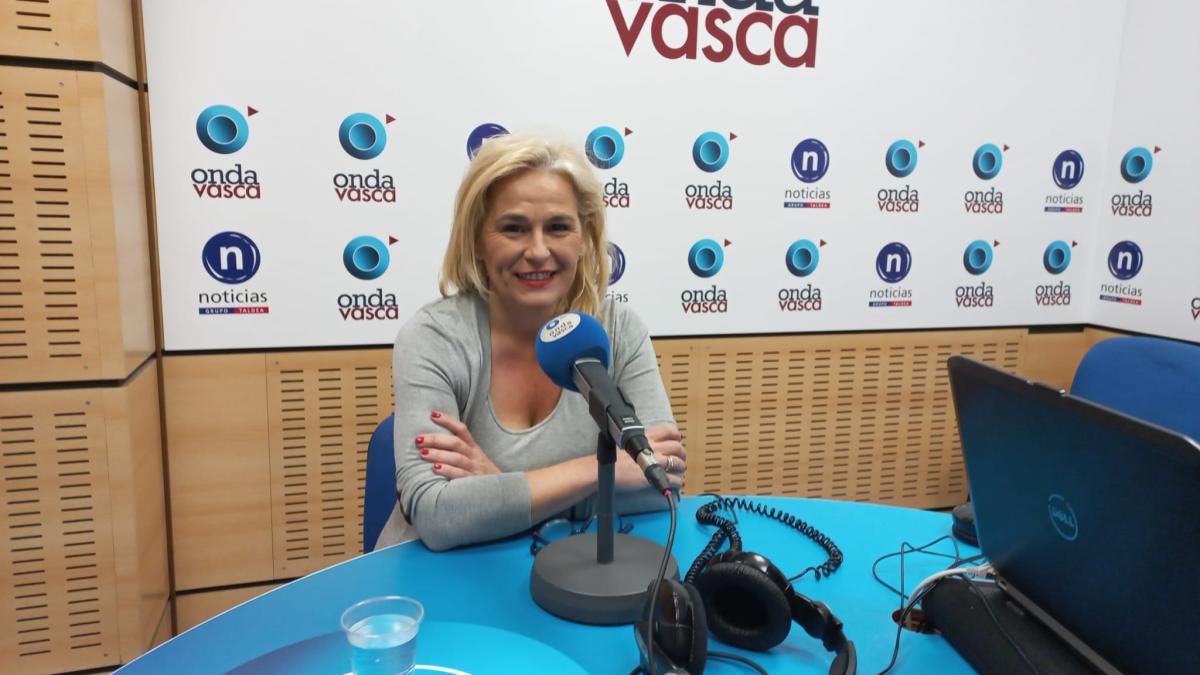 Esther Martínez, cabeza de lista por Bizkaia del PP en los estudios de ONDA VASCA