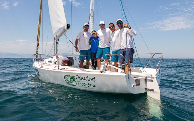 Integrantes del Eurofrits & Aviko Newind Foods: Javier Padrón, Daniel Enrique de la Pedraja, Alberto Padrón, Alba Ponce y Jon Larrazabal. Foto: RCMA-RSC