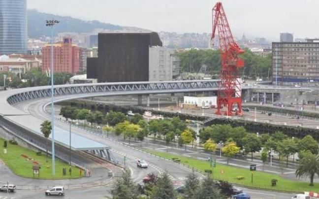 Imagen de archivo del Puente Euskalduna, Deia Imagen de archivo del Puente Euskalduna, Deia