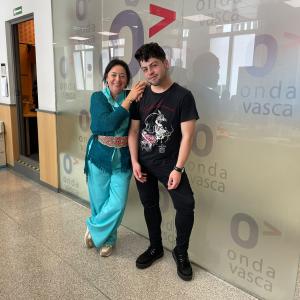 Ewa Murillo con Gontzal Madariaga de Ortzadar 