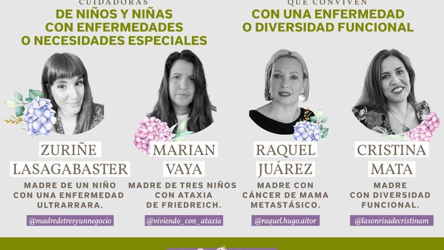 Las cuatro madres coraje premiadas en la tercera edición de 'Ellas Cuentan'