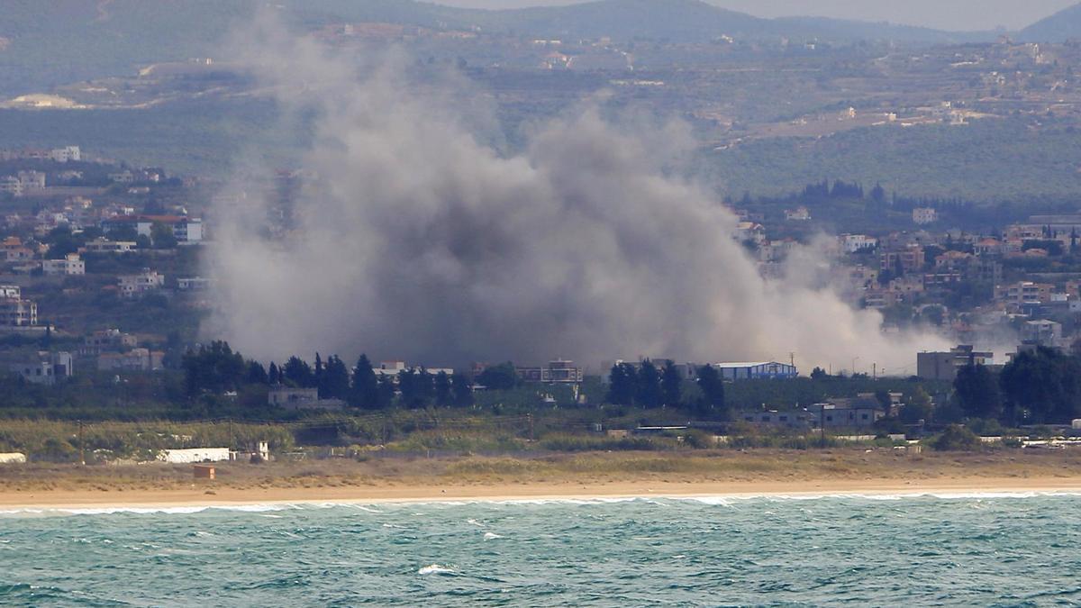 Ataque israelí en Al Mansouri, Líbano