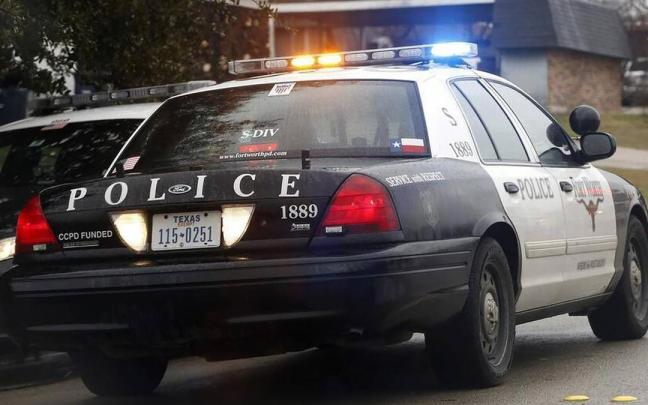 Un vehículo policial en Texas.