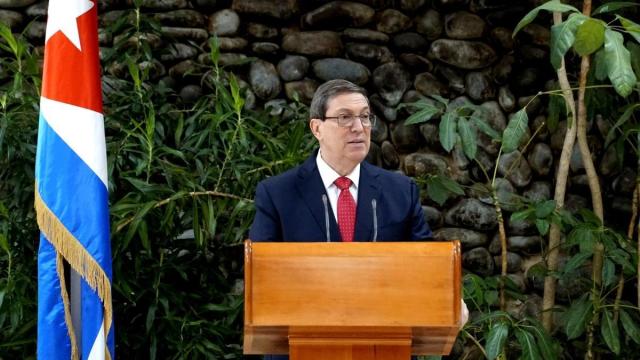 El ministro de Relaciones Exteriores de Cuba, Bruno Rodríguez.