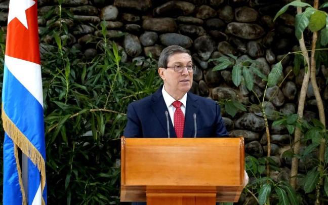 El ministro de Relaciones Exteriores de Cuba, Bruno Rodríguez.