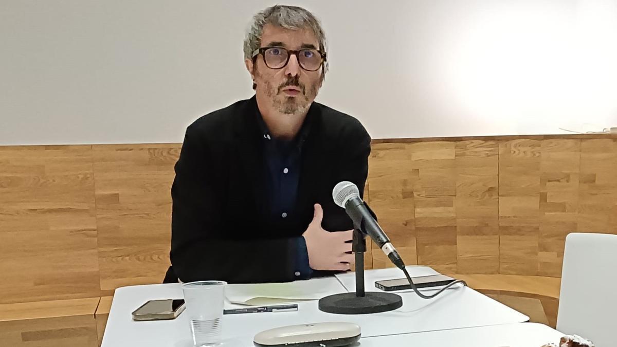 El parlamentario de EH Bildu encargado de los asuntos relacionados con la política lingüística, Josu Aztiria