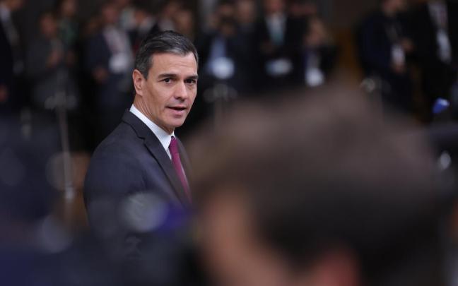Pedro Sánchez a su llegada a la reunión del Consejo Europeo en Bruselas.