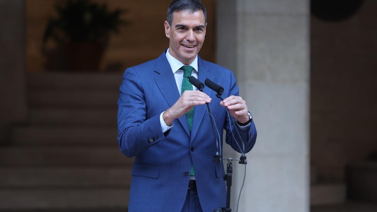 El presidente del Gobierno, Pedro Sánchez
