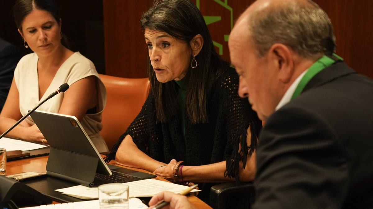 Nerea Melgosa ha presentado este lunes en el Parlamento Vasco el proyecto de Ley Vasca de Cooperación y Solidaridad.