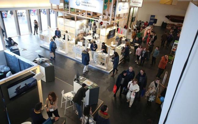 Stands de la Feria Internacional de Turismo de Navarra Navartur en Baluarte
