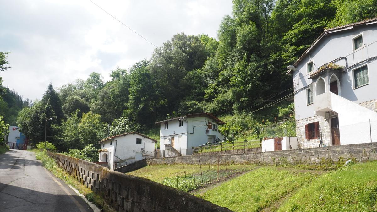Vista de algunas de las viviendas que forman parte del barrio de Murrategi