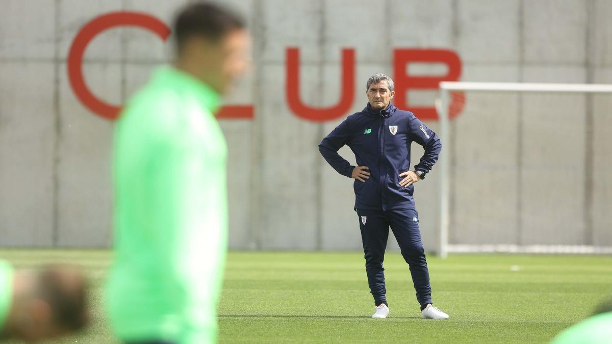 El técnico del Athletic, Ernesto Valverde