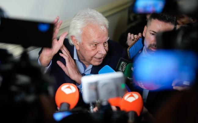 El expresidente español Felipe González, tras la charla que ofreció el pasado martes en Madrid.