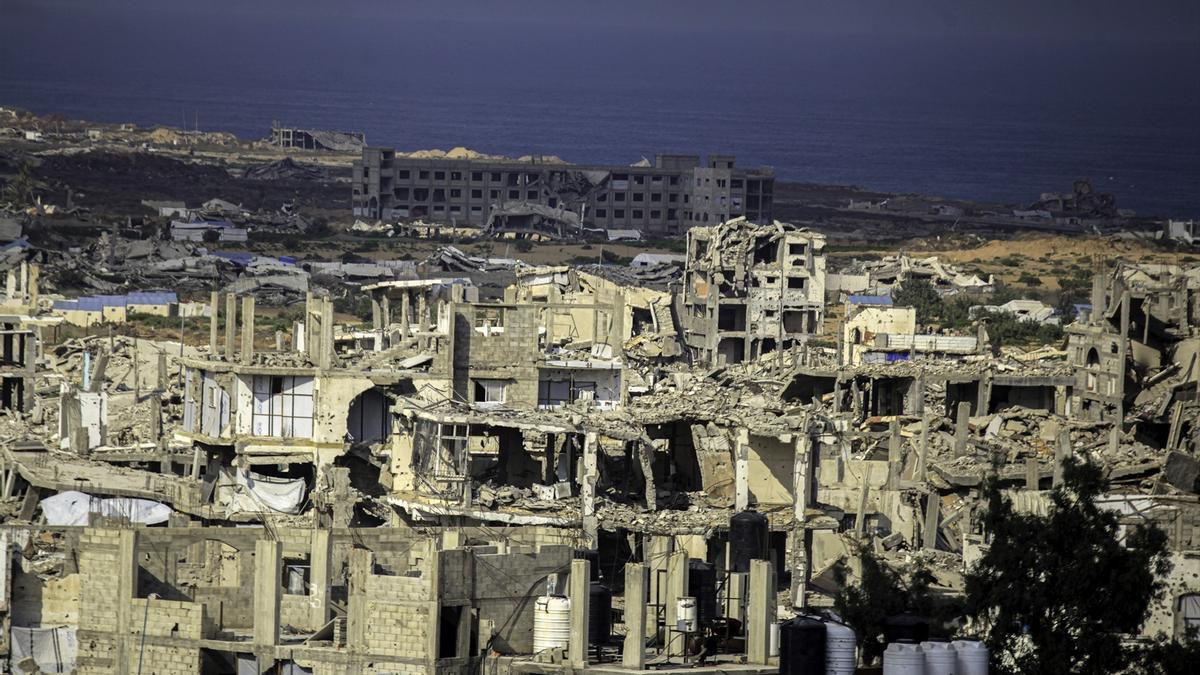 Imagen de devastación en Gaza.