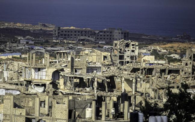 Imagen de devastación en Gaza.